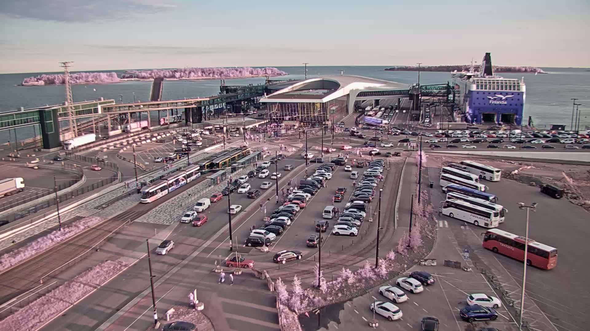 Port of Helsinki, West Harbour South View Live Cam - Hietalahti, Helsinki, Uusimaa, Finland