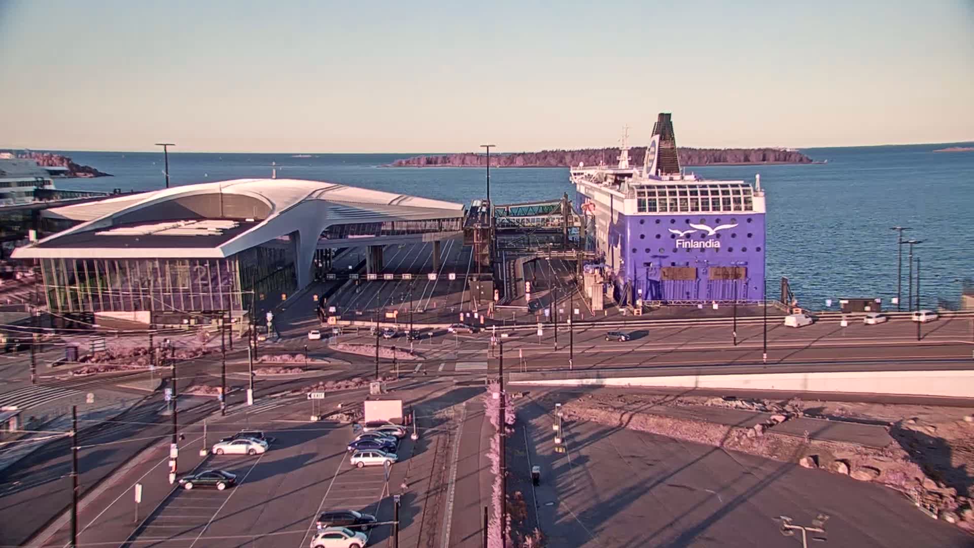 Port of Helsinki, West Harbour South View Live Cam - Hietalahti, Helsinki, Uusimaa, Finland