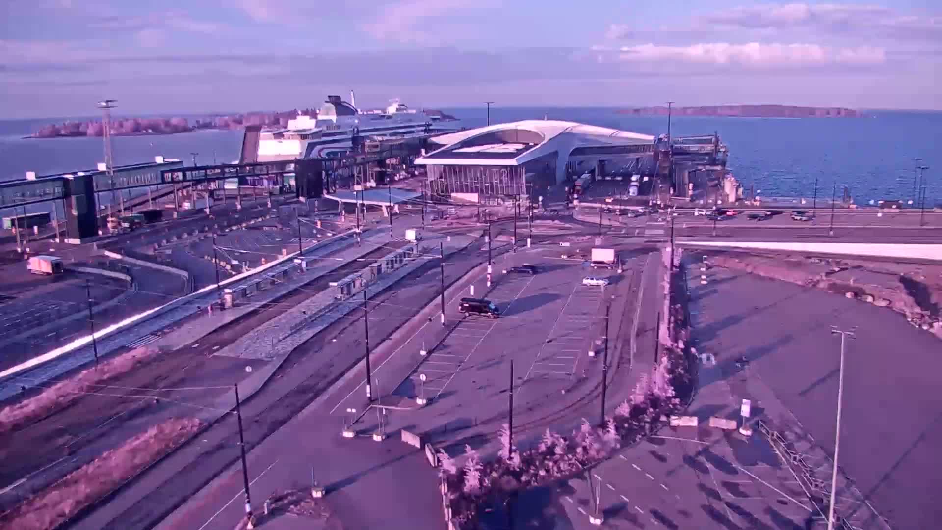 Port of Helsinki, West Harbour South View Live Cam - Hietalahti, Helsinki, Uusimaa, Finland
