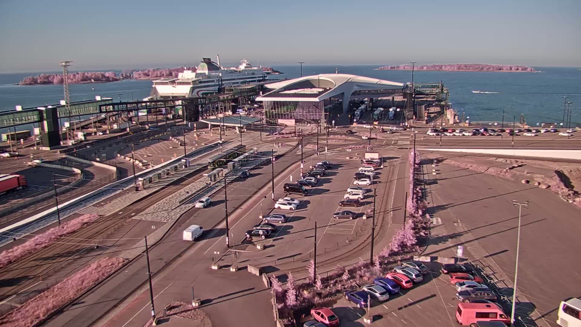 Port of Helsinki, West Harbour South View Live Cam - Hietalahti, Helsinki, Uusimaa, Finland