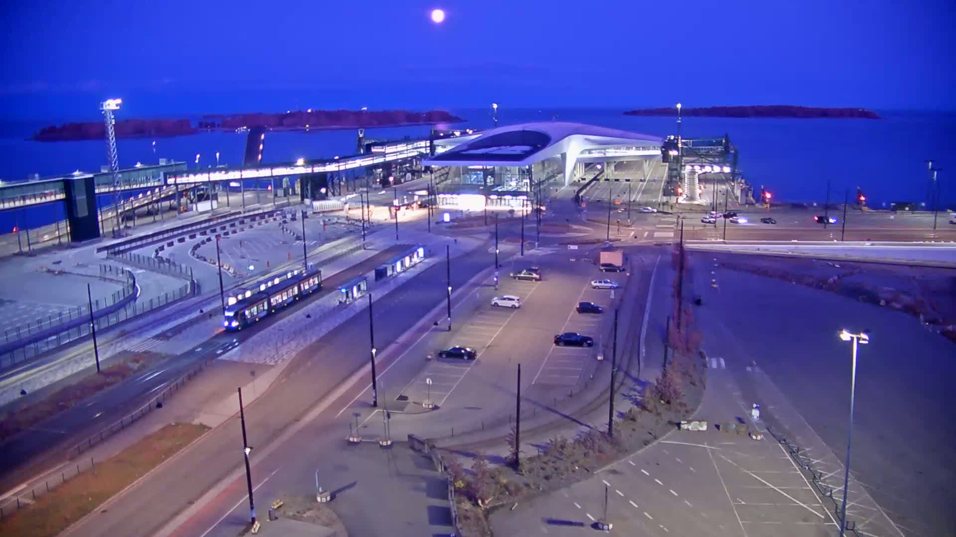 Port of Helsinki, West Harbour South View Live Cam - Hietalahti, Helsinki, Uusimaa, Finland