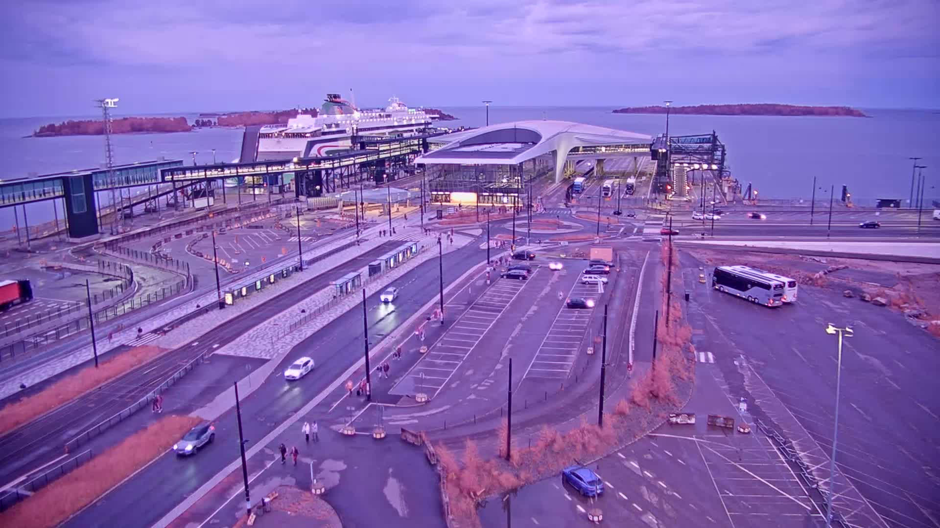 Port of Helsinki, West Harbour South View Live Cam - Hietalahti, Helsinki, Uusimaa, Finland