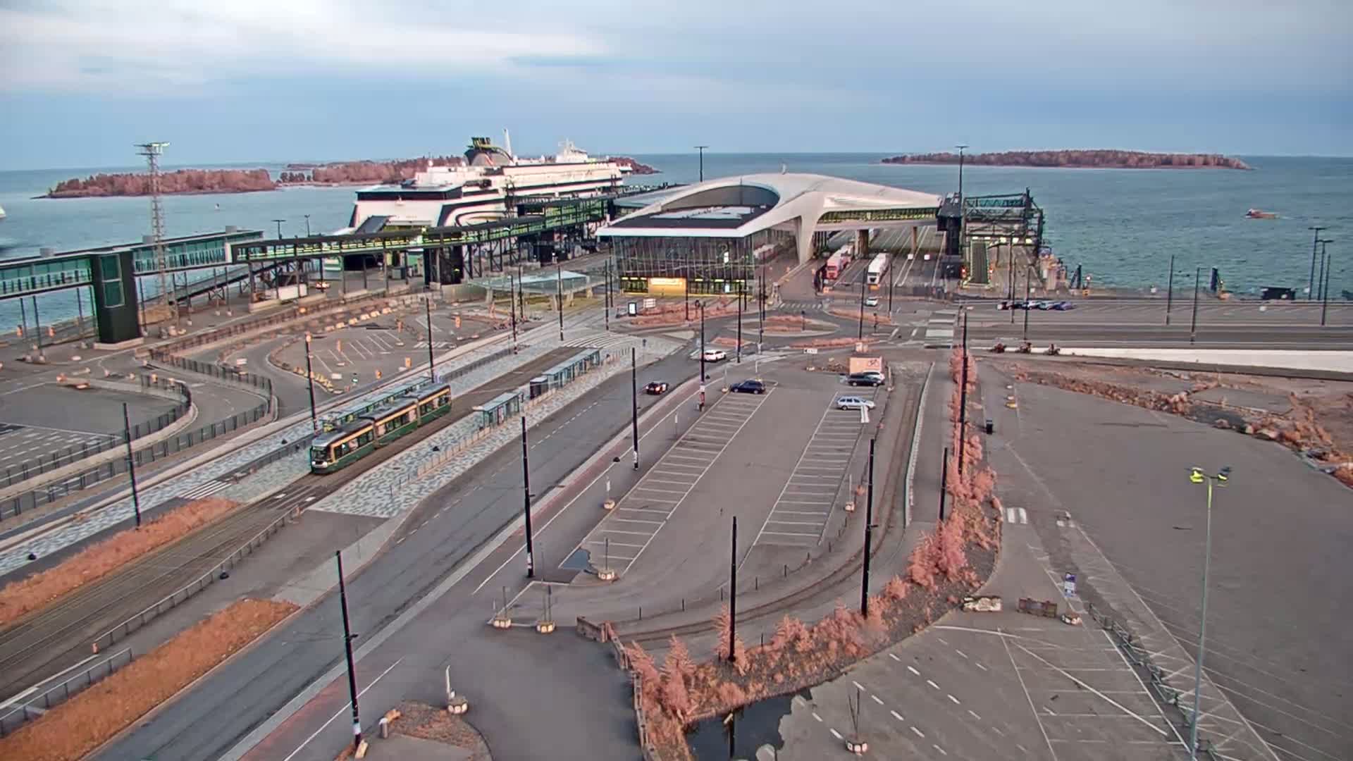 Port of Helsinki, West Harbour South View Live Cam - Hietalahti, Helsinki, Uusimaa, Finland