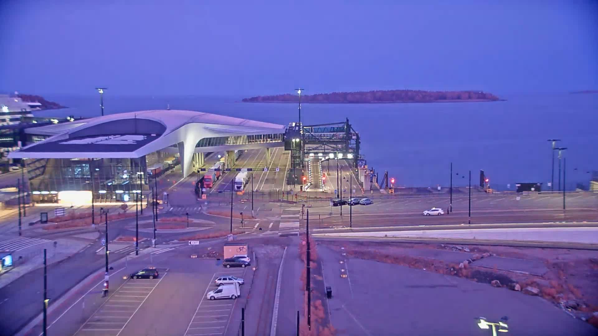Port of Helsinki, West Harbour South View Live Cam - Hietalahti, Helsinki, Uusimaa, Finland