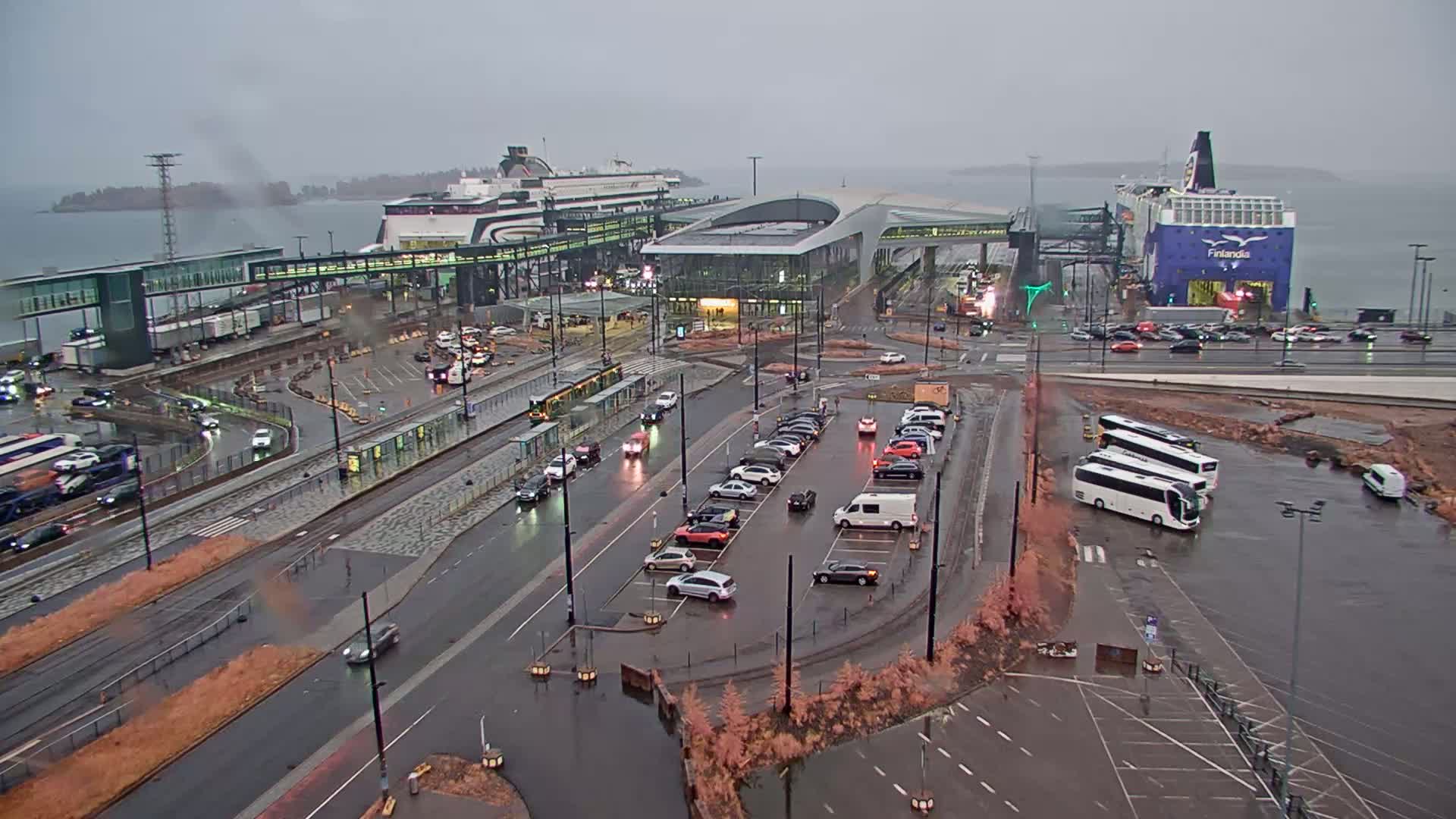 Port of Helsinki, West Harbour South View Live Cam - Hietalahti, Helsinki, Uusimaa, Finland