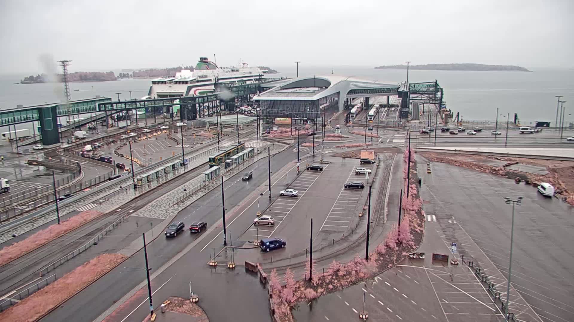Port of Helsinki, West Harbour South View Live Cam - Hietalahti, Helsinki, Uusimaa, Finland