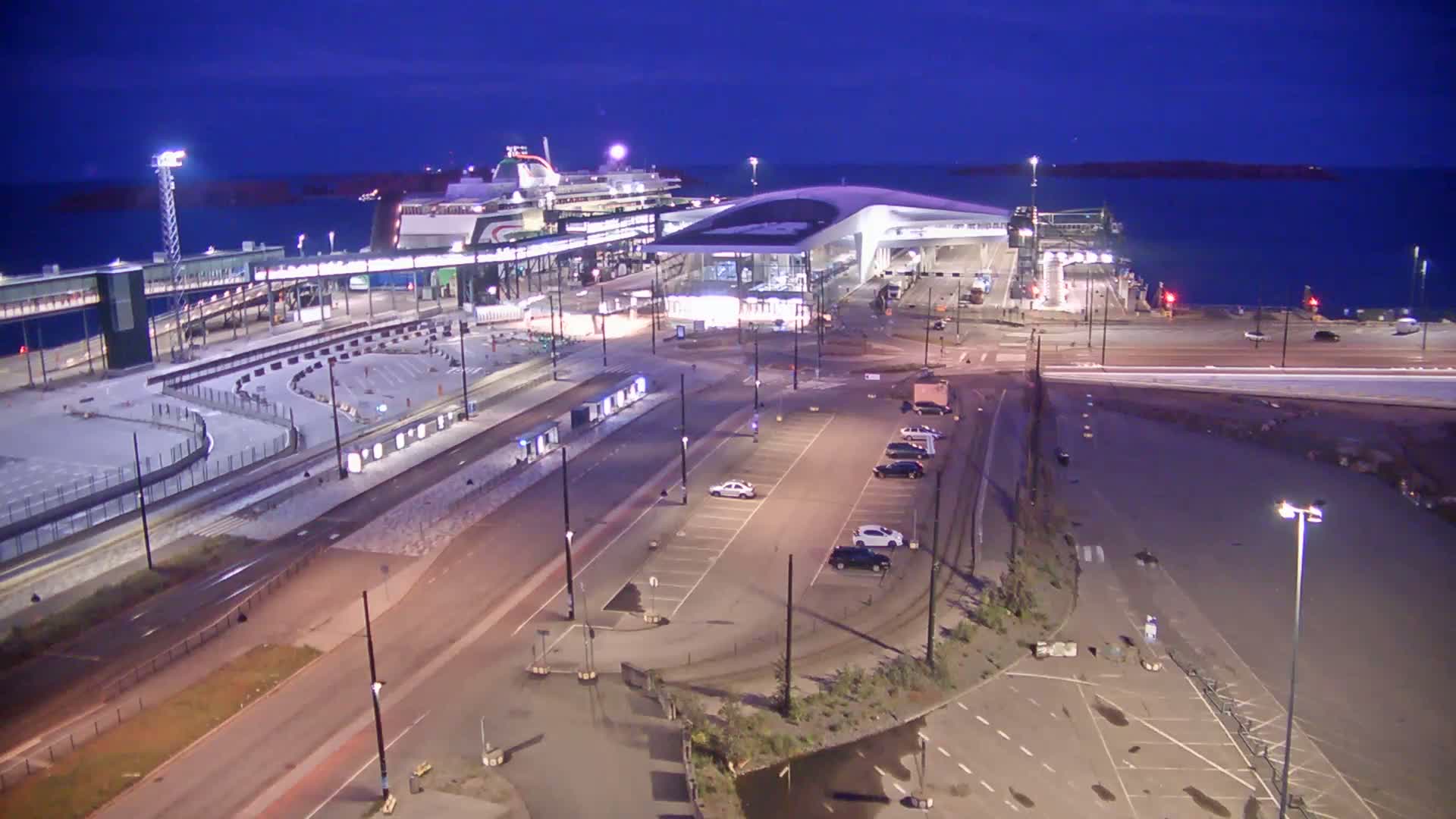 Port of Helsinki, West Harbour South View Live Cam - Hietalahti, Helsinki, Uusimaa, Finland
