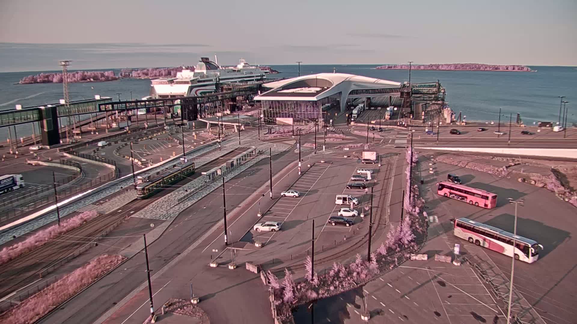 Port of Helsinki, West Harbour South View Live Cam - Hietalahti, Helsinki, Uusimaa, Finland