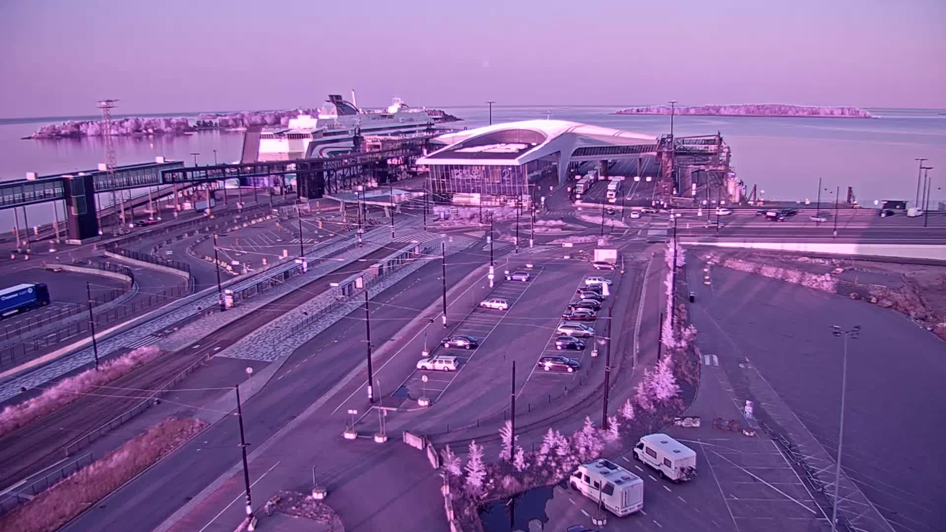 Port of Helsinki, West Harbour South View Live Cam - Hietalahti, Helsinki, Uusimaa, Finland