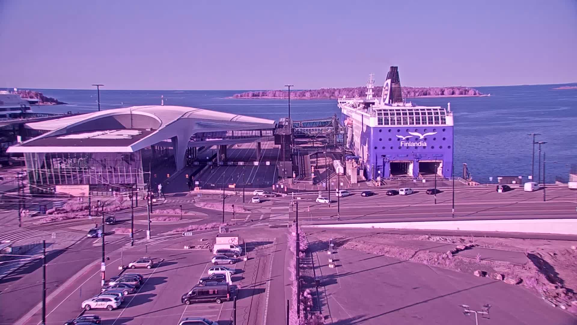 Port of Helsinki, West Harbour South View Live Cam - Hietalahti, Helsinki, Uusimaa, Finland