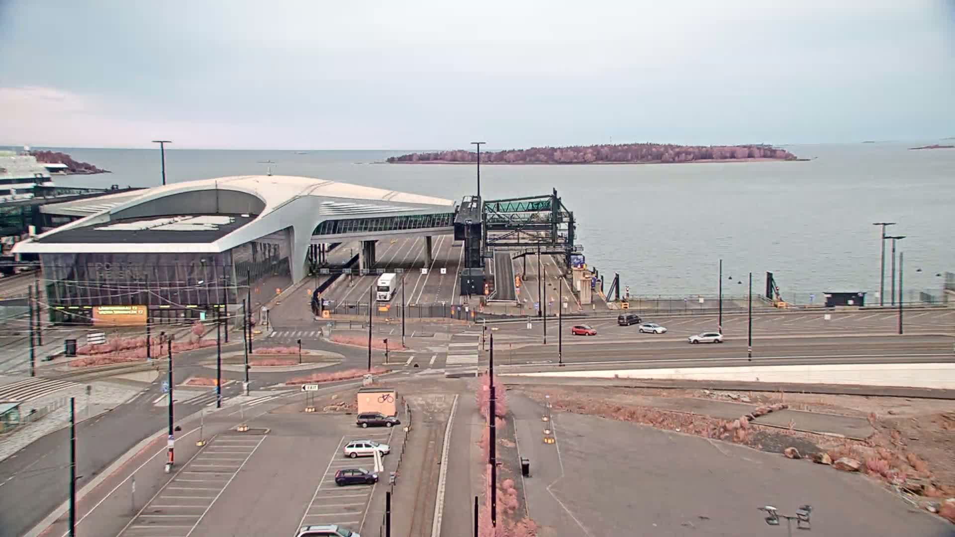 Port of Helsinki, West Harbour South View Live Cam - Hietalahti, Helsinki, Uusimaa, Finland