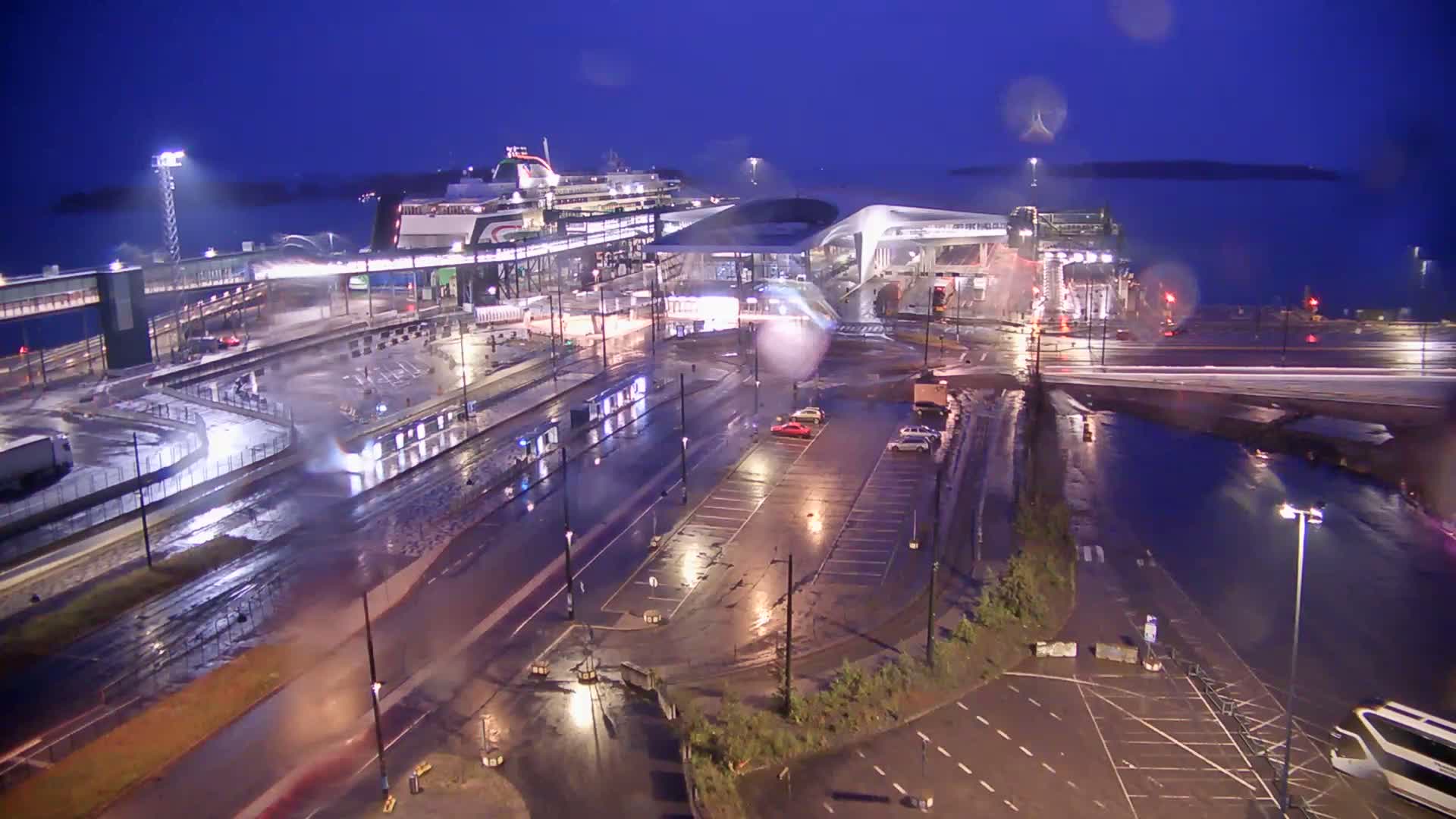 Port of Helsinki, West Harbour South View Live Cam - Hietalahti, Helsinki, Uusimaa, Finland