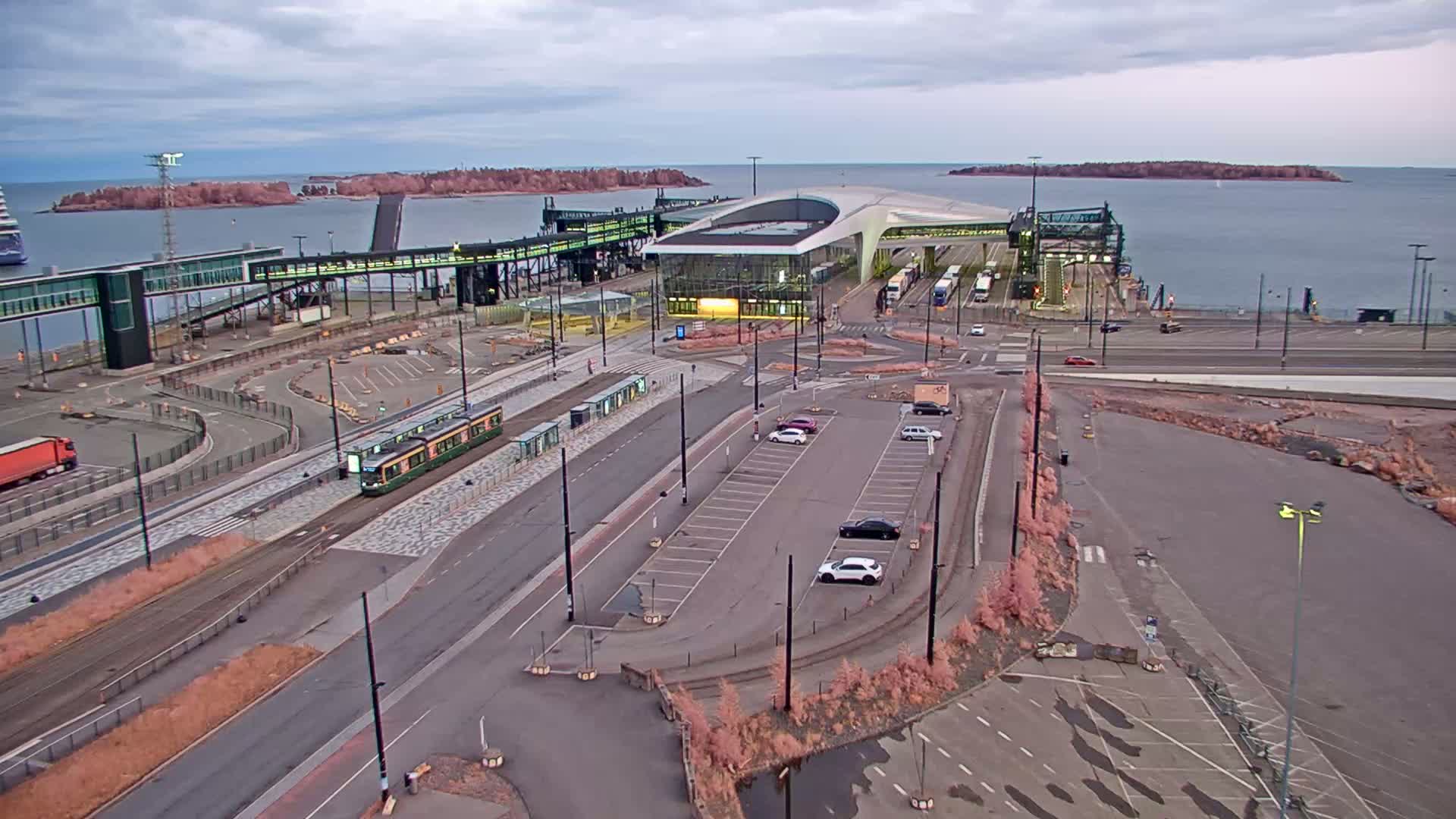 Port of Helsinki, West Harbour South View Live Cam - Hietalahti, Helsinki, Uusimaa, Finland