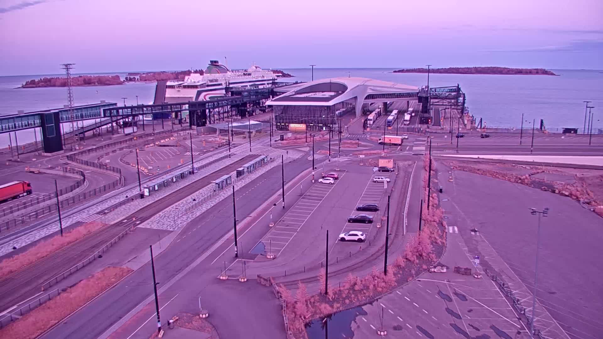 Port of Helsinki, West Harbour South View Live Cam - Hietalahti, Helsinki, Uusimaa, Finland