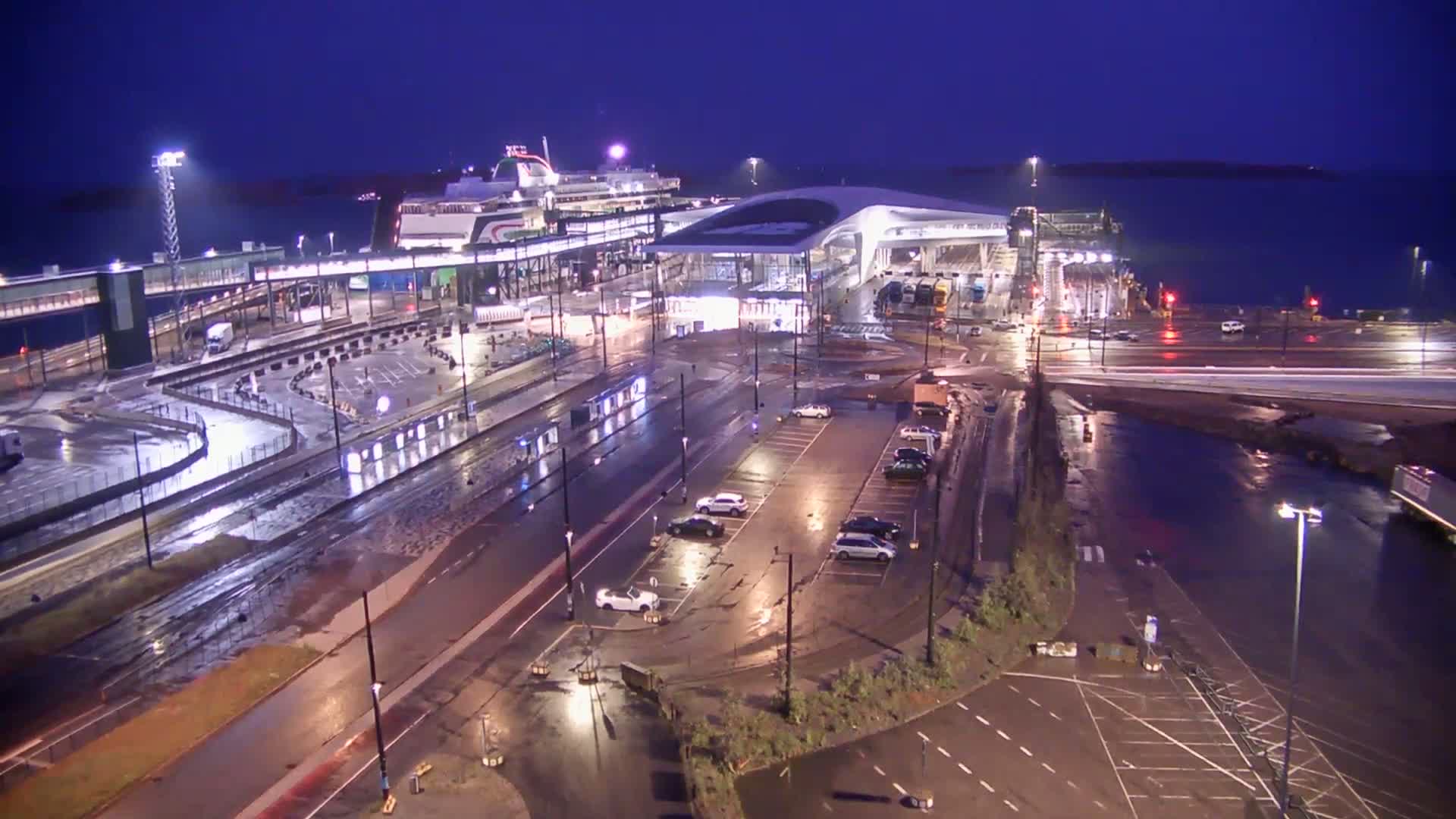 Port of Helsinki, West Harbour South View Live Cam - Hietalahti, Helsinki, Uusimaa, Finland