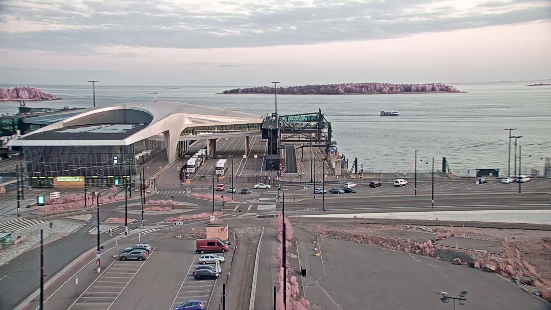 Port of Helsinki, West Harbour South View Live Cam - Hietalahti, Helsinki, Uusimaa, Finland