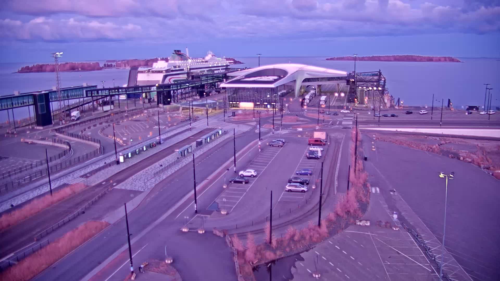 Port of Helsinki, West Harbour South View Live Cam - Hietalahti, Helsinki, Uusimaa, Finland
