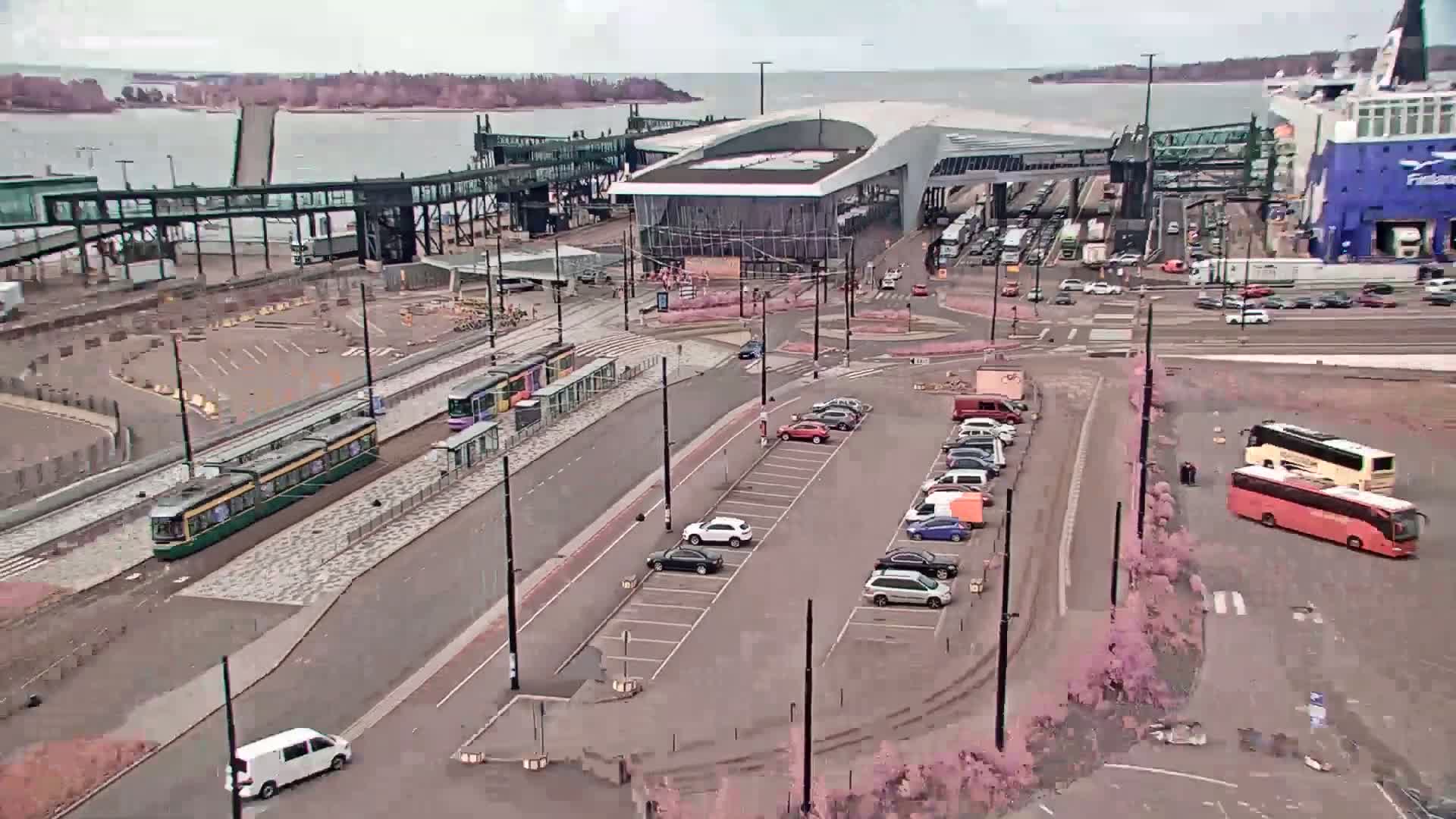Port of Helsinki, West Harbour South View Live Cam - Hietalahti, Helsinki, Uusimaa, Finland