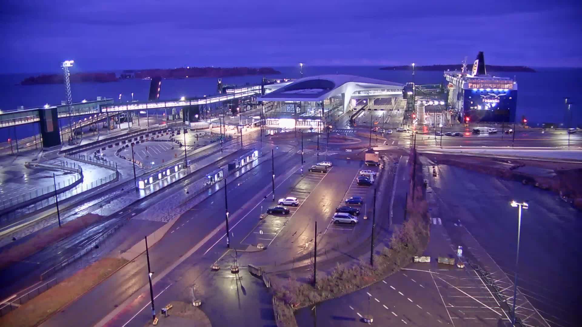 Port of Helsinki, West Harbour South View Live Cam - Hietalahti, Helsinki, Uusimaa, Finland