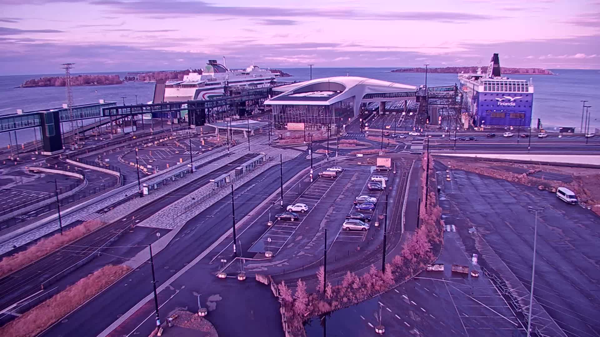 Port of Helsinki, West Harbour South View Live Cam - Hietalahti, Helsinki, Uusimaa, Finland