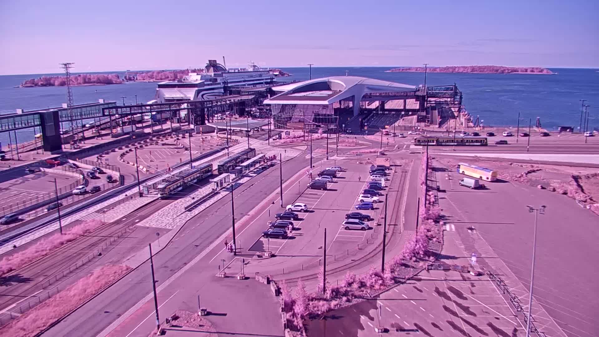Port of Helsinki, West Harbour South View Live Cam - Hietalahti, Helsinki, Uusimaa, Finland