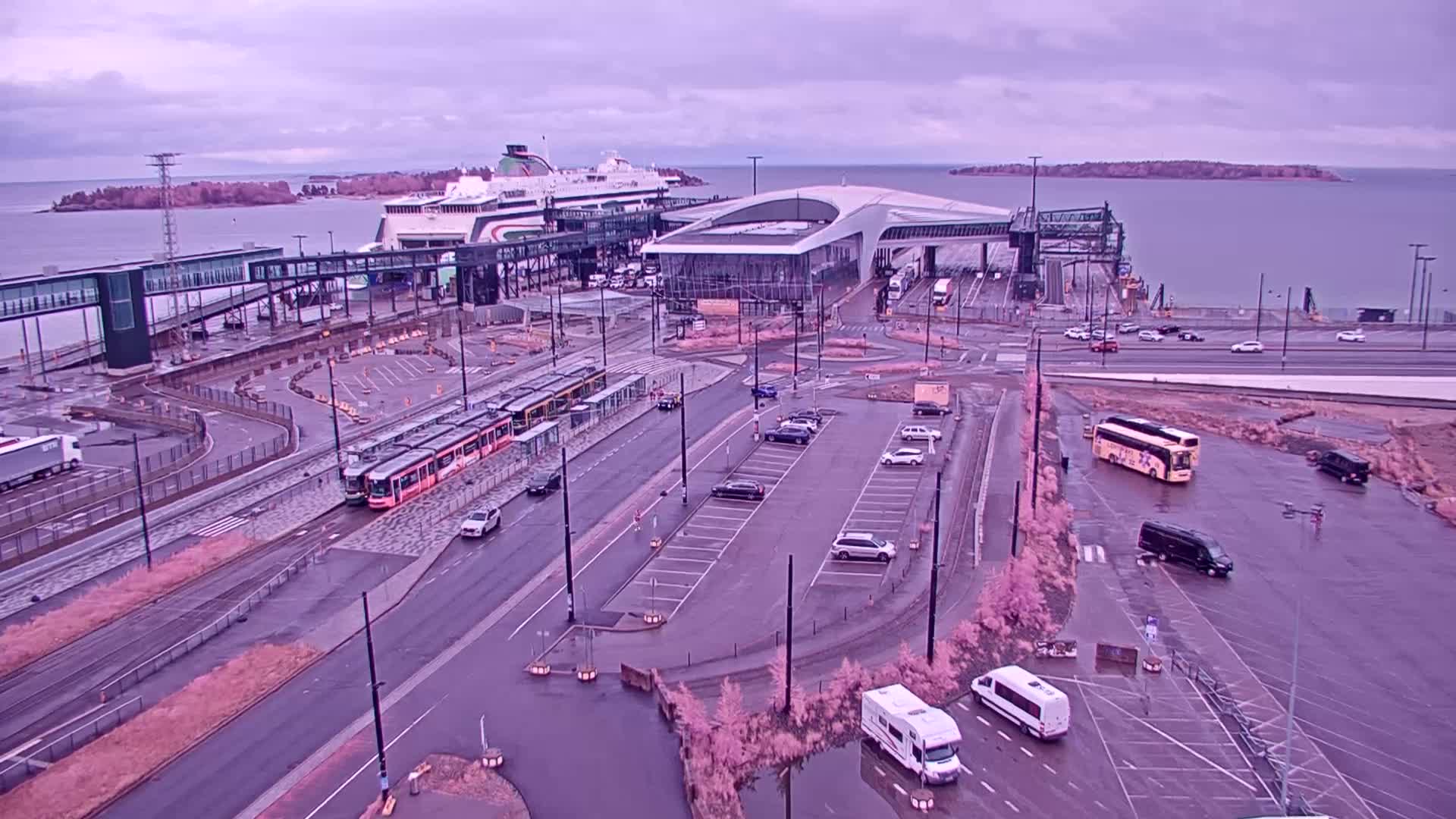 Port of Helsinki, West Harbour South View Live Cam - Hietalahti, Helsinki, Uusimaa, Finland