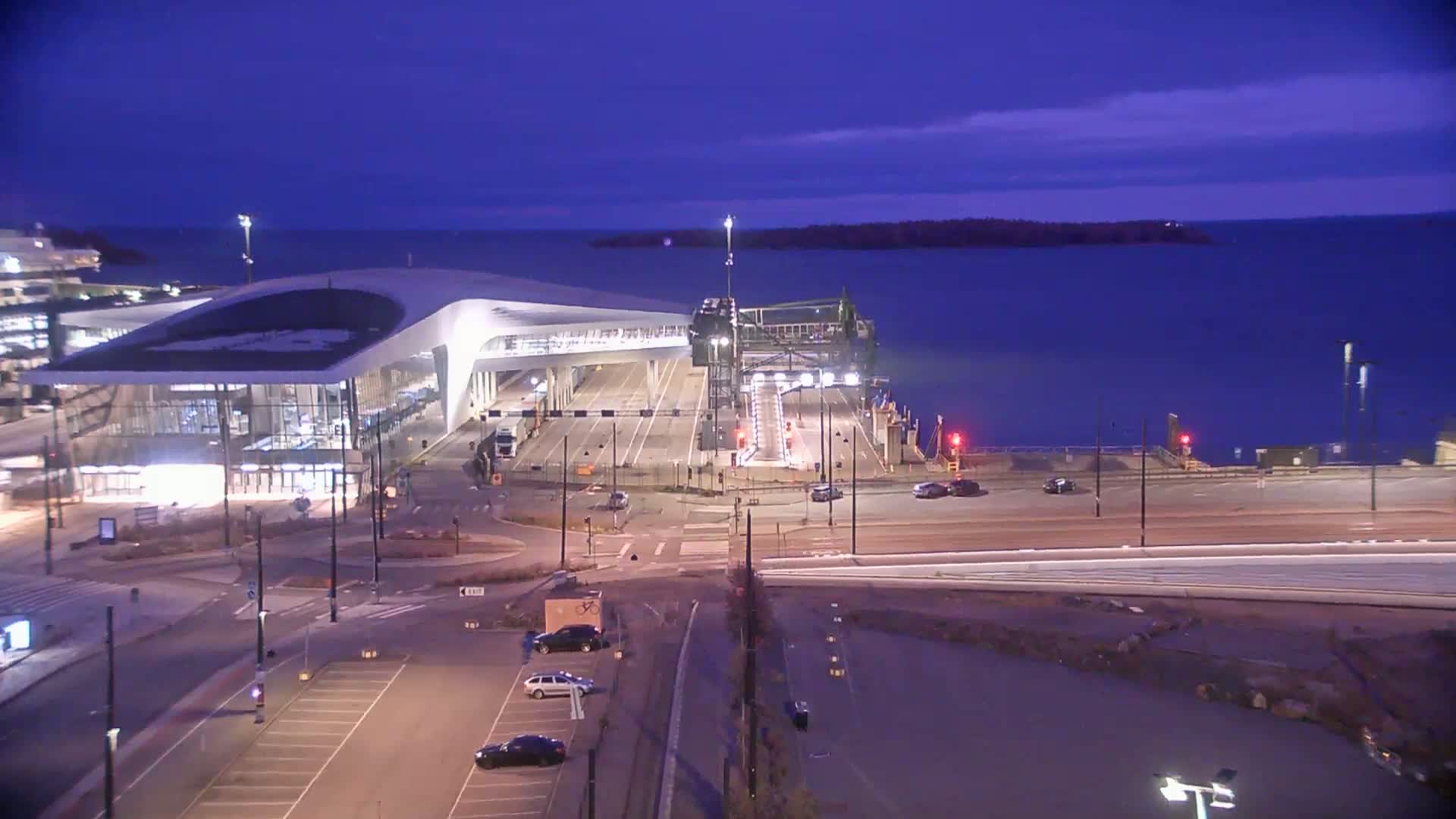 Port of Helsinki, West Harbour South View Live Cam - Hietalahti, Helsinki, Uusimaa, Finland