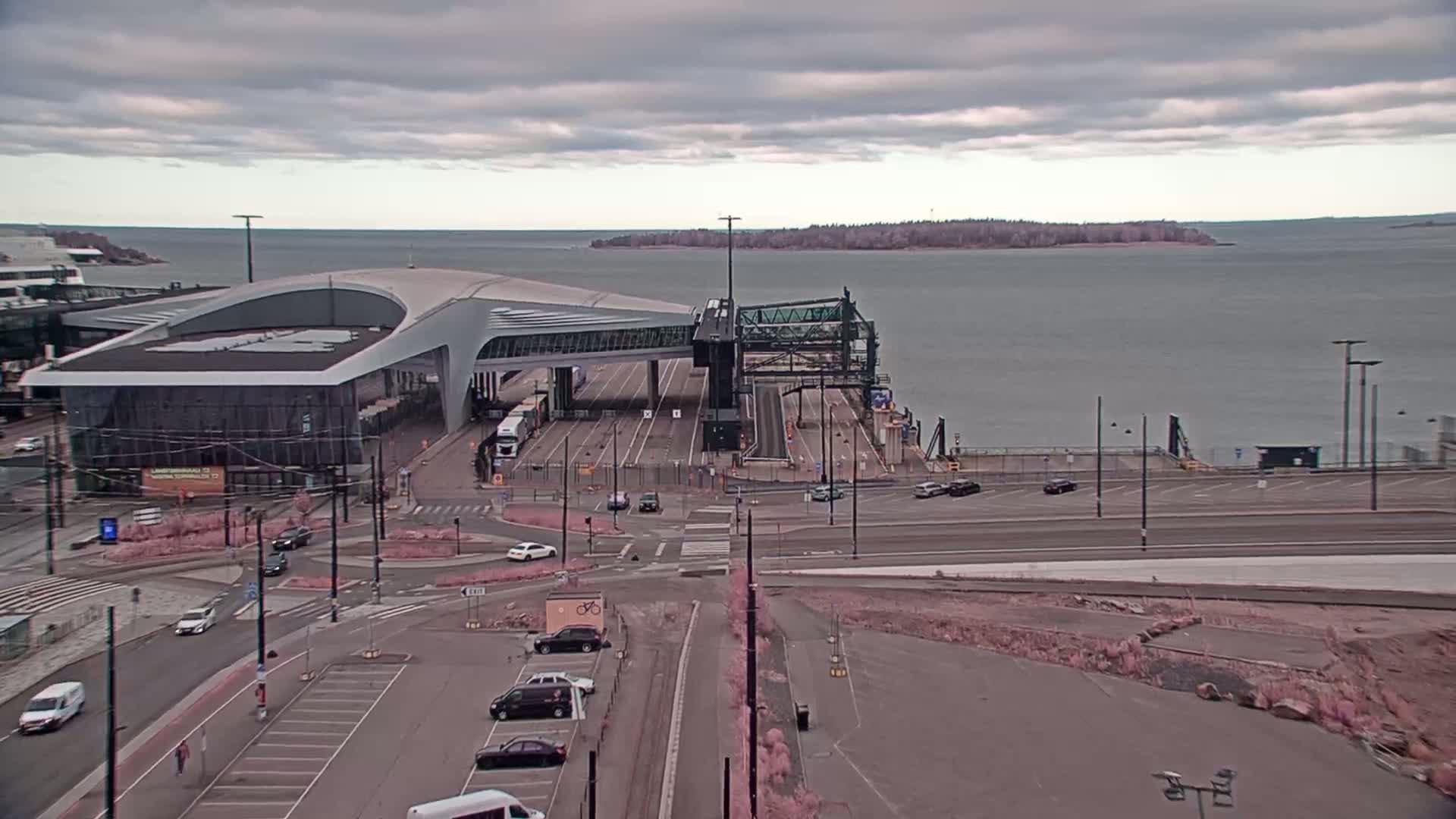 Port of Helsinki, West Harbour South View Live Cam - Hietalahti, Helsinki, Uusimaa, Finland