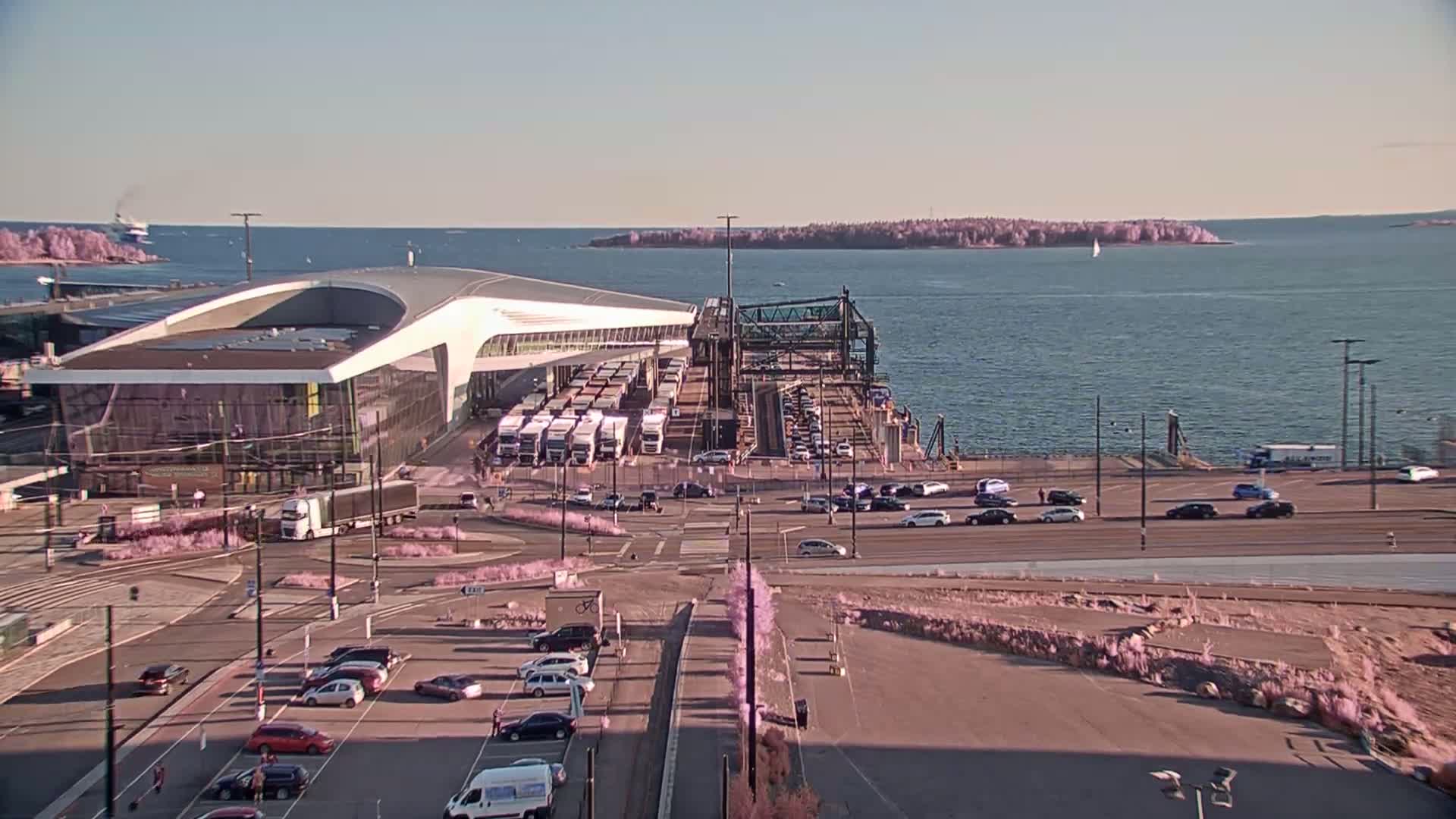 Port of Helsinki, West Harbour South View Live Cam - Hietalahti, Helsinki, Uusimaa, Finland
