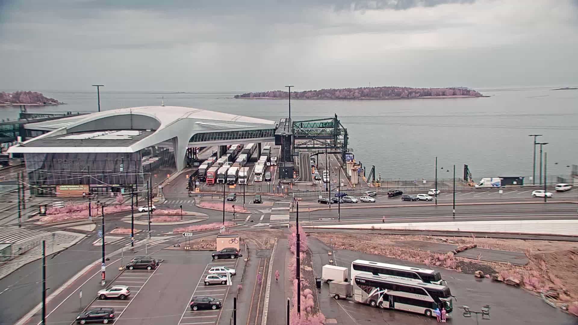 Port of Helsinki, West Harbour South View Live Cam - Hietalahti, Helsinki, Uusimaa, Finland