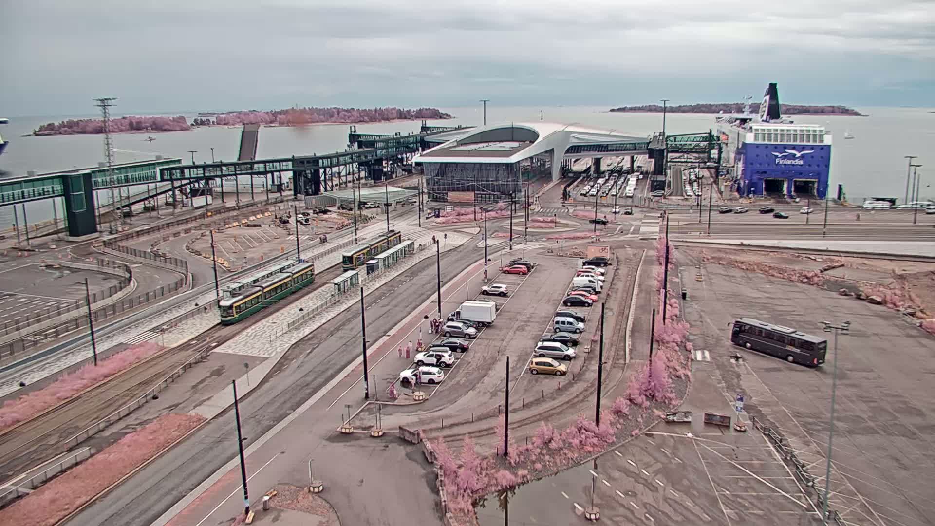 Port of Helsinki, West Harbour South View Live Cam - Hietalahti, Helsinki, Uusimaa, Finland