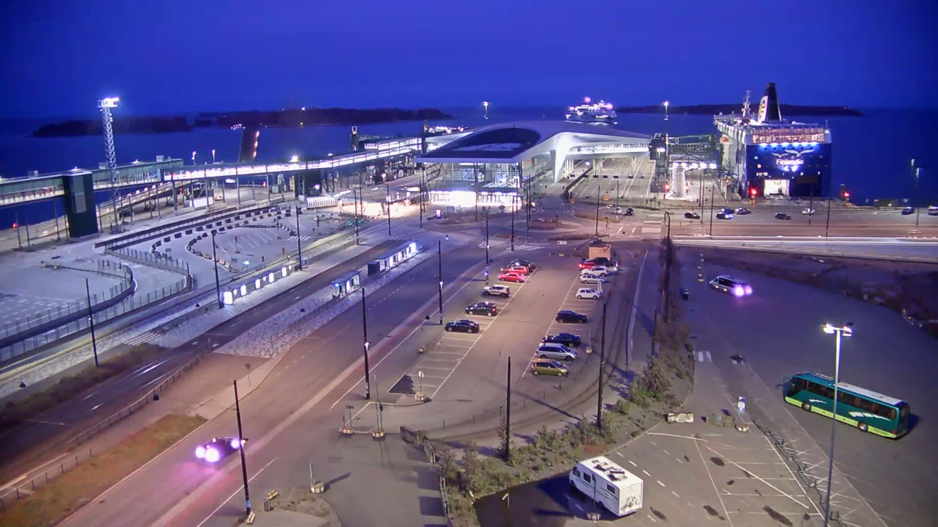 Port of Helsinki, West Harbour South View Live Cam - Hietalahti, Helsinki, Uusimaa, Finland