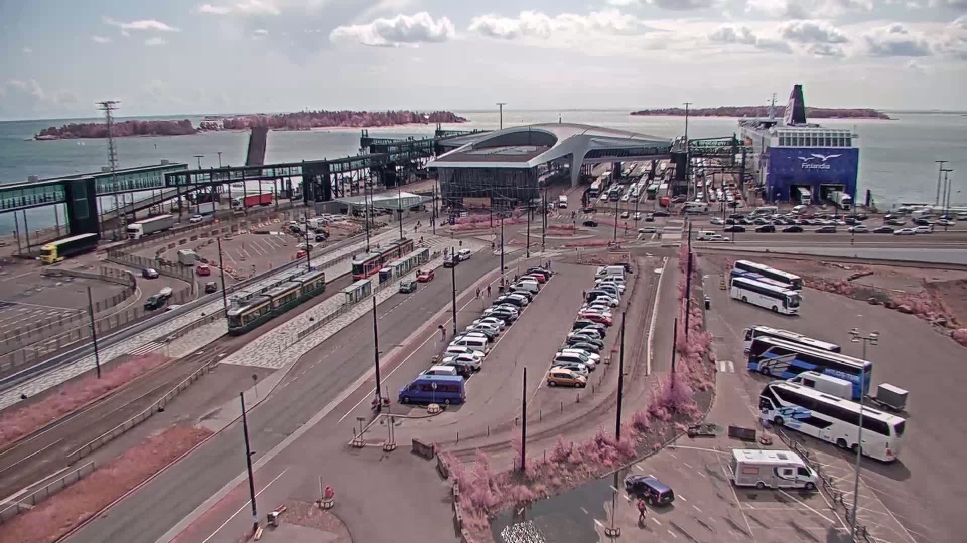 Port of Helsinki, West Harbour South View Live Cam - Hietalahti, Helsinki, Uusimaa, Finland
