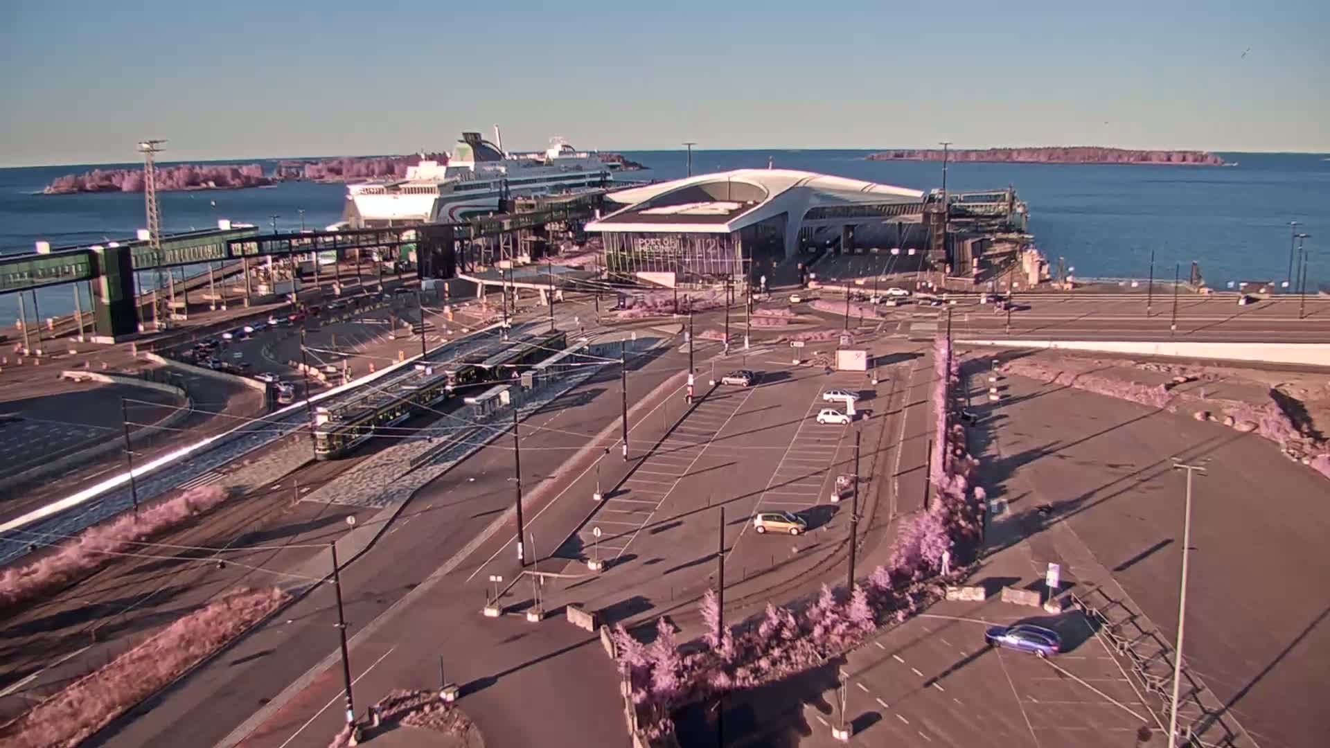 Port of Helsinki, West Harbour South View Live Cam - Hietalahti, Helsinki, Uusimaa, Finland
