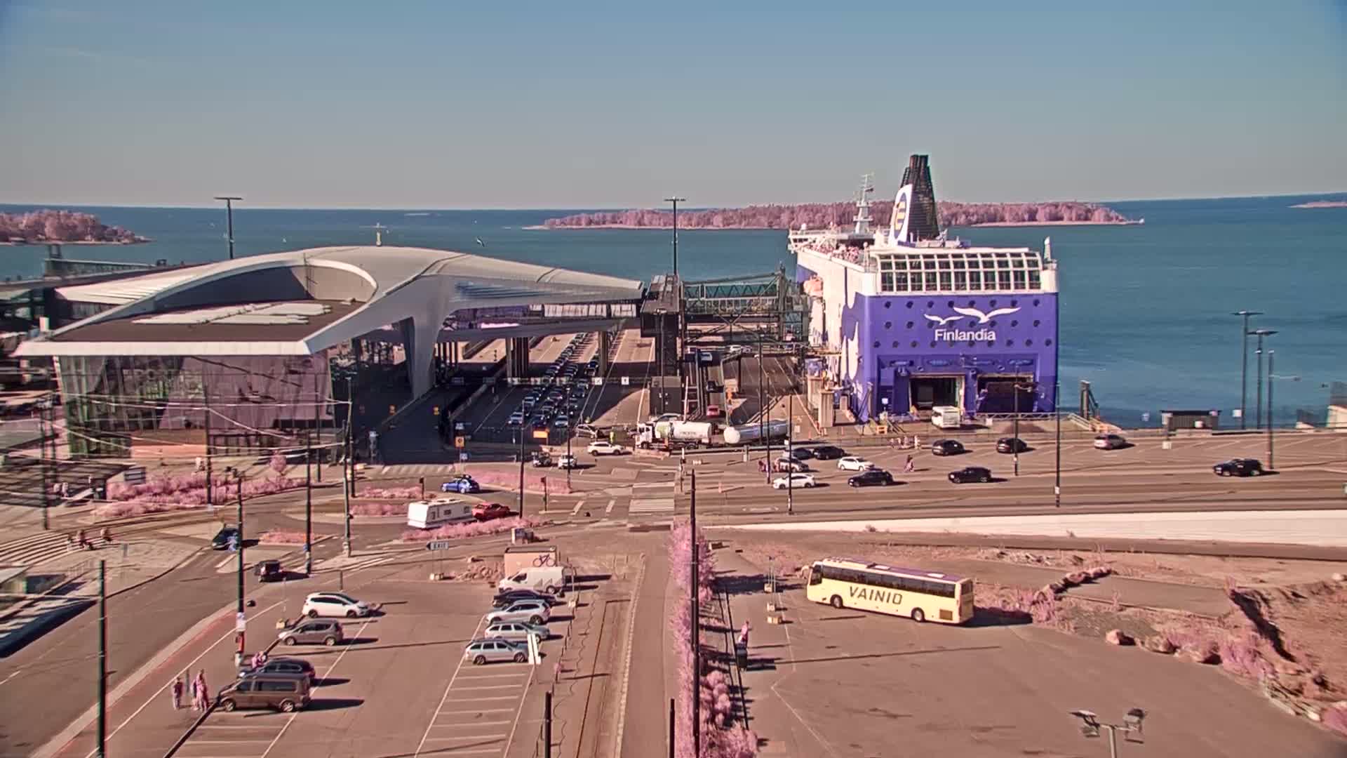 Port of Helsinki, West Harbour South View Live Cam - Hietalahti, Helsinki, Uusimaa, Finland
