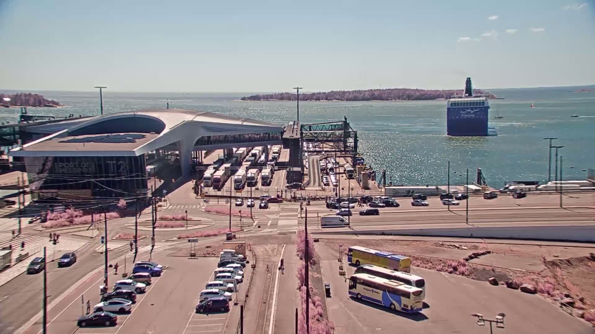 Port of Helsinki, West Harbour South View Live Cam - Hietalahti, Helsinki, Uusimaa, Finland