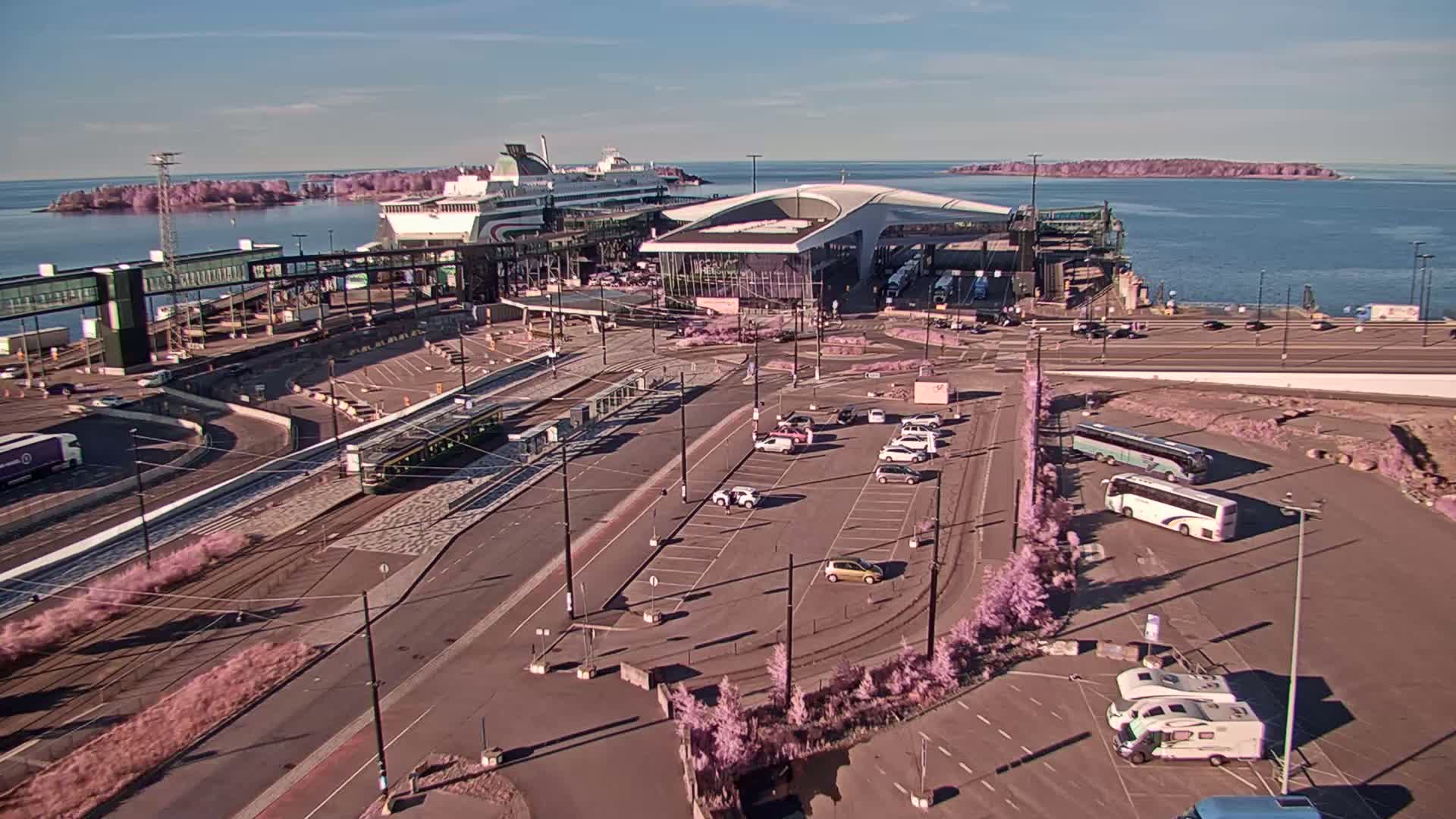 Port of Helsinki, West Harbour South View Live Cam - Hietalahti, Helsinki, Uusimaa, Finland