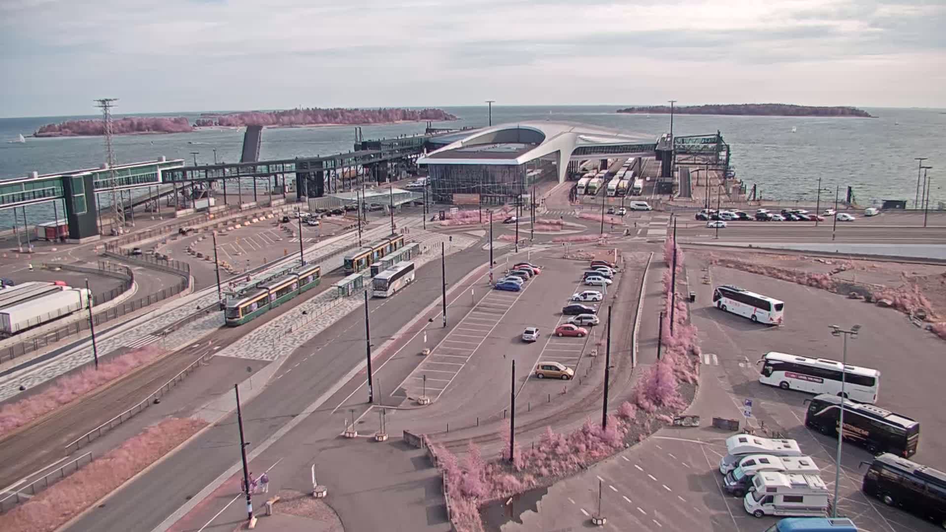 Port of Helsinki, West Harbour South View Live Cam - Hietalahti, Helsinki, Uusimaa, Finland