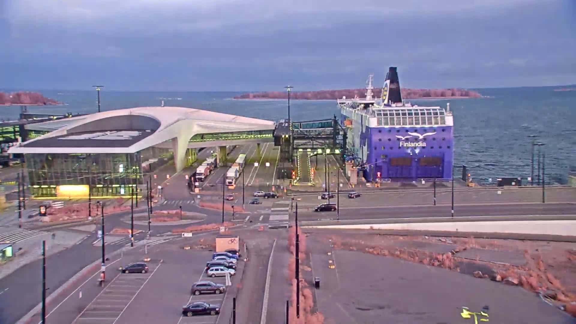 Port of Helsinki, West Harbour South View Live Cam - Hietalahti, Helsinki, Uusimaa, Finland