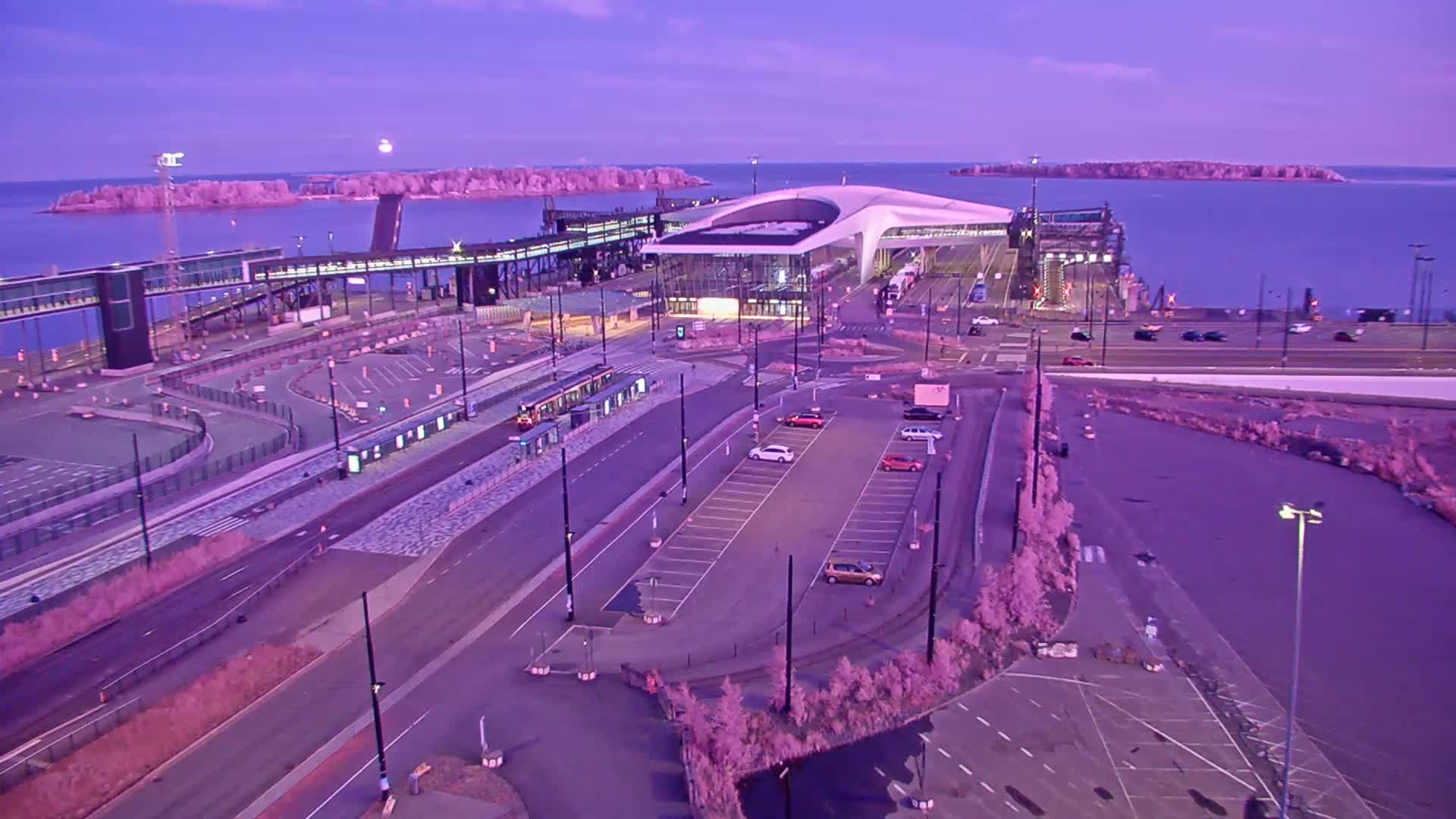 Port of Helsinki, West Harbour South View Live Cam - Hietalahti, Helsinki, Uusimaa, Finland