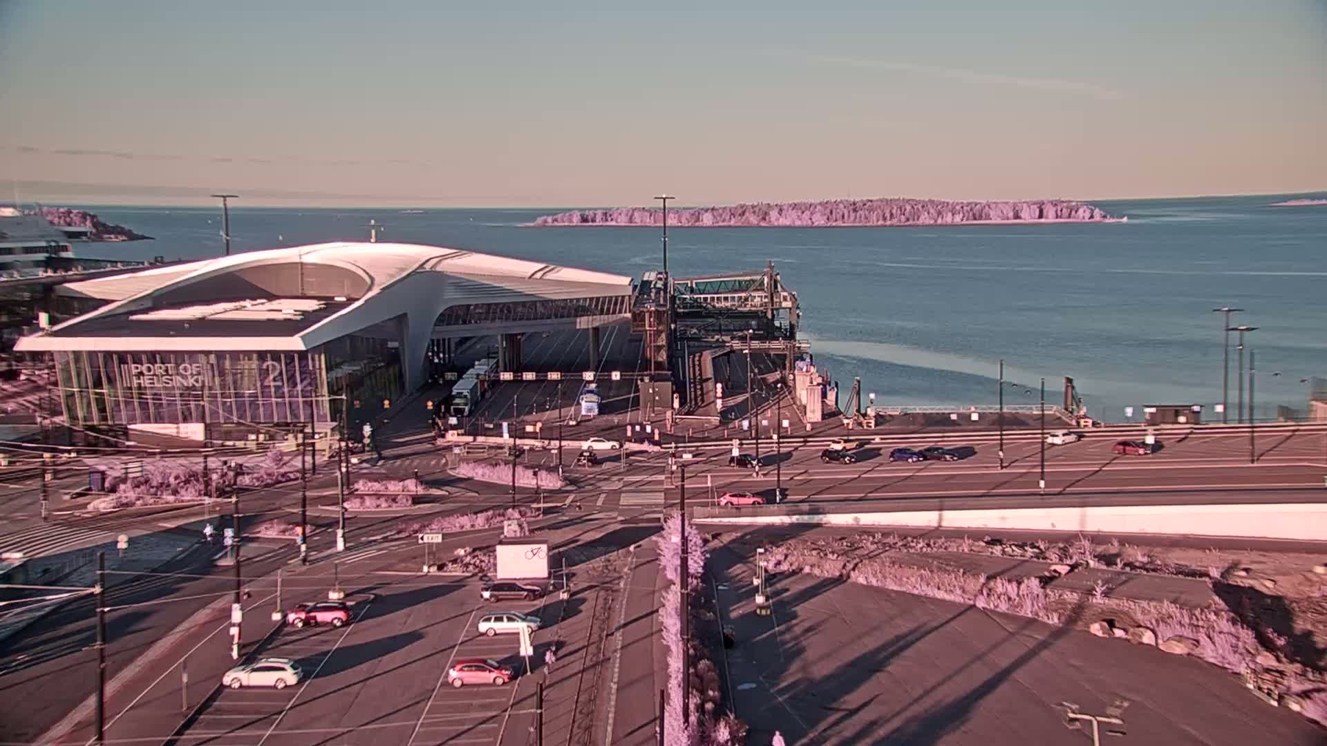 Port of Helsinki, West Harbour South View Live Cam - Hietalahti, Helsinki, Uusimaa, Finland