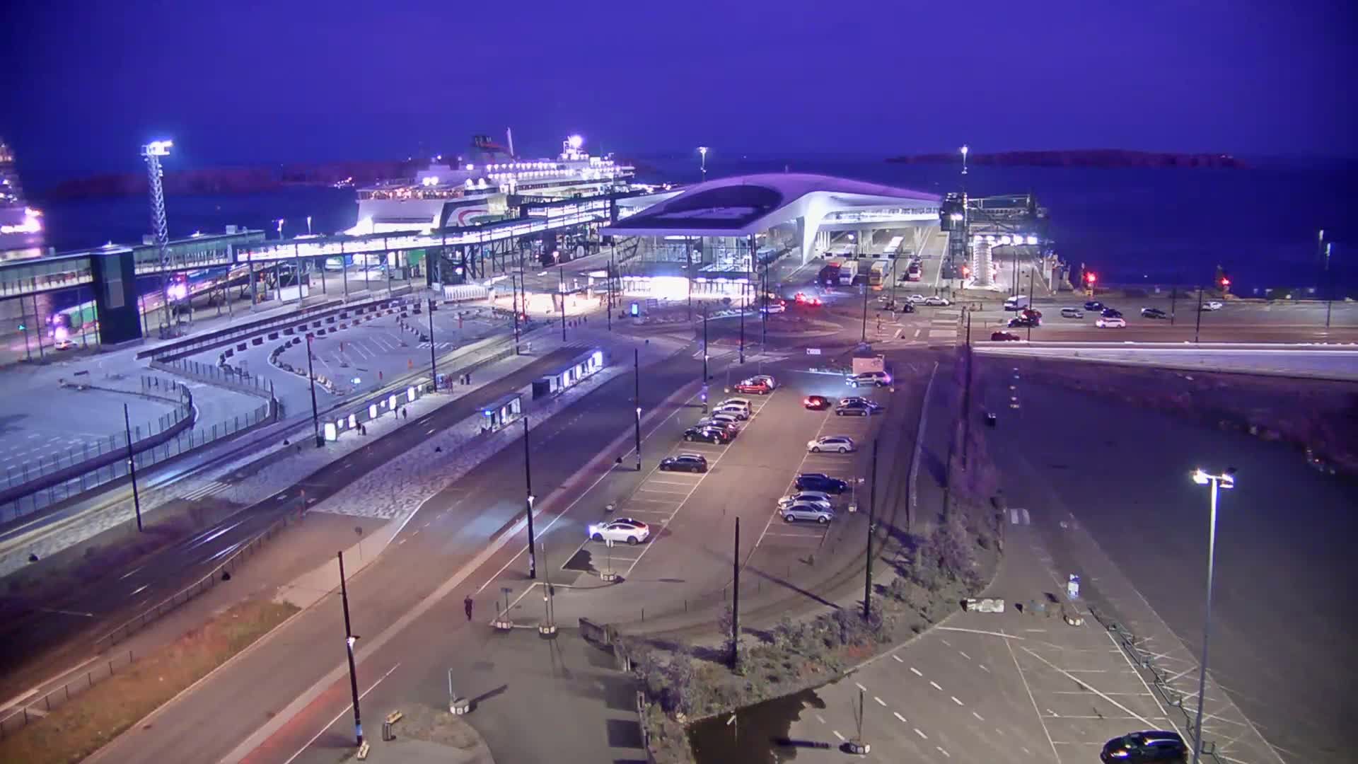 Port of Helsinki, West Harbour South View Live Cam - Hietalahti, Helsinki, Uusimaa, Finland