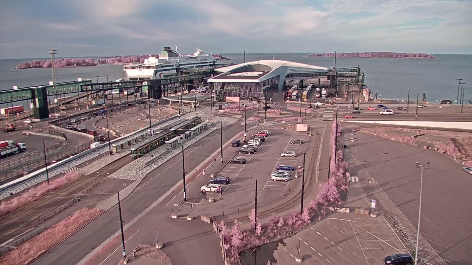 Port of Helsinki, West Harbour South View Live Cam - Hietalahti, Helsinki, Uusimaa, Finland