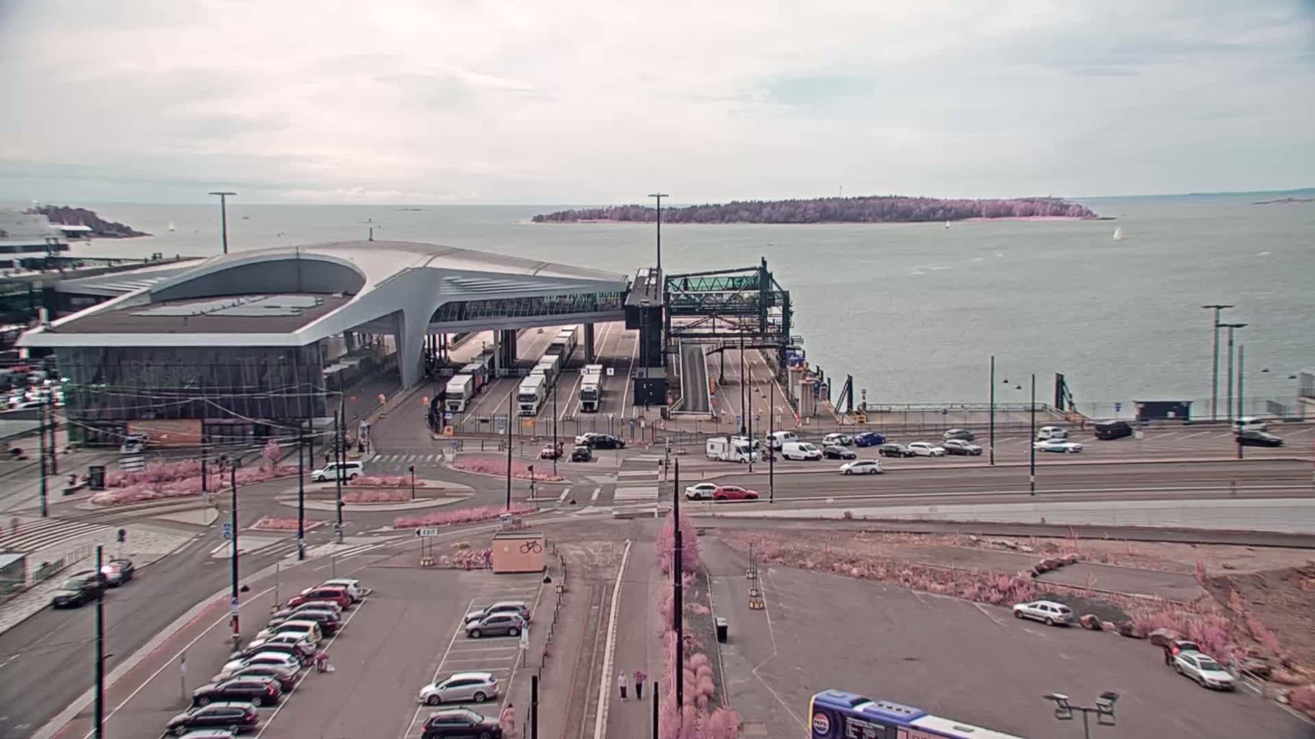 Port of Helsinki, West Harbour South View Live Cam - Hietalahti, Helsinki, Uusimaa, Finland