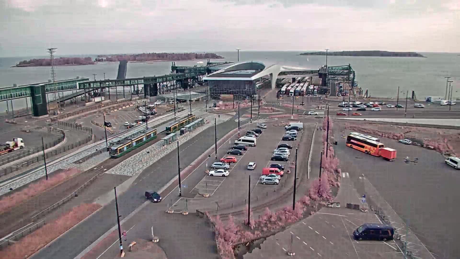 Port of Helsinki, West Harbour South View Live Cam - Hietalahti, Helsinki, Uusimaa, Finland