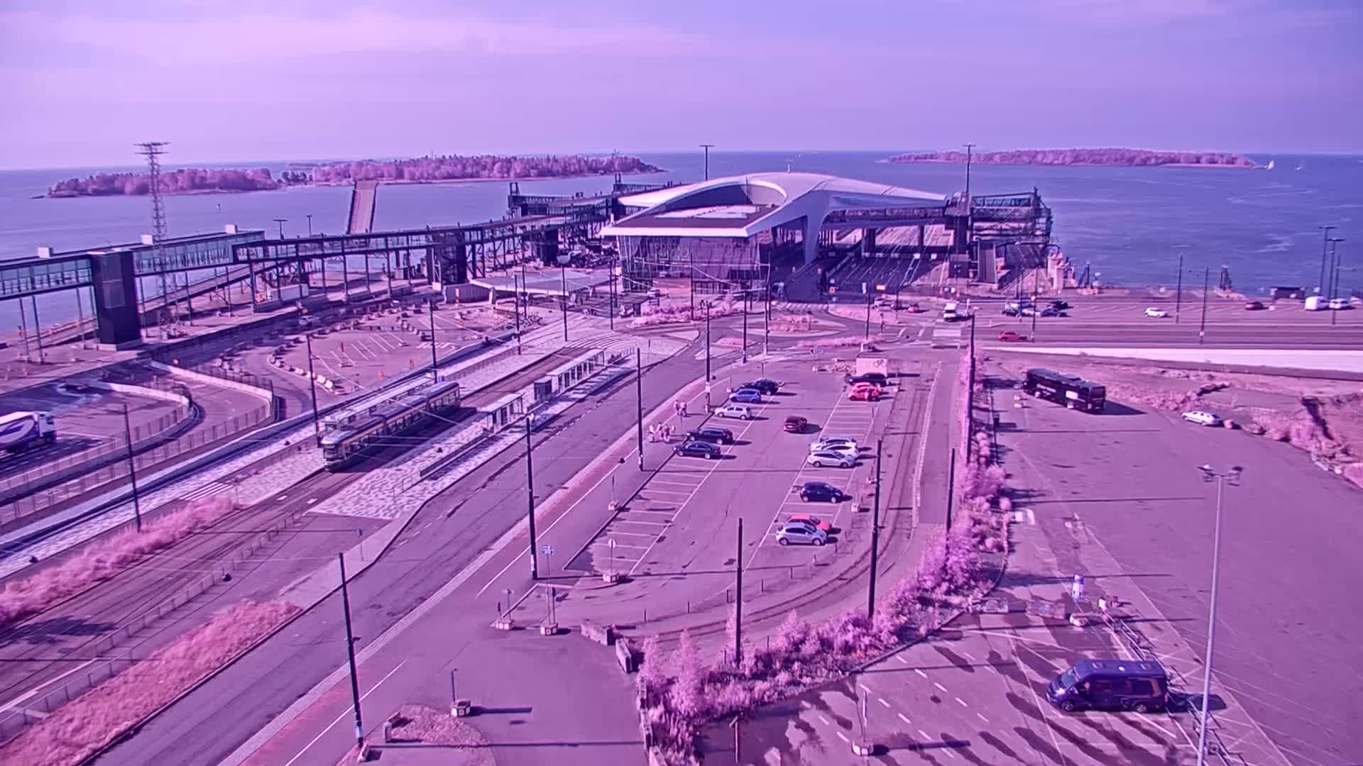 Port of Helsinki, West Harbour South View Live Cam - Hietalahti, Helsinki, Uusimaa, Finland