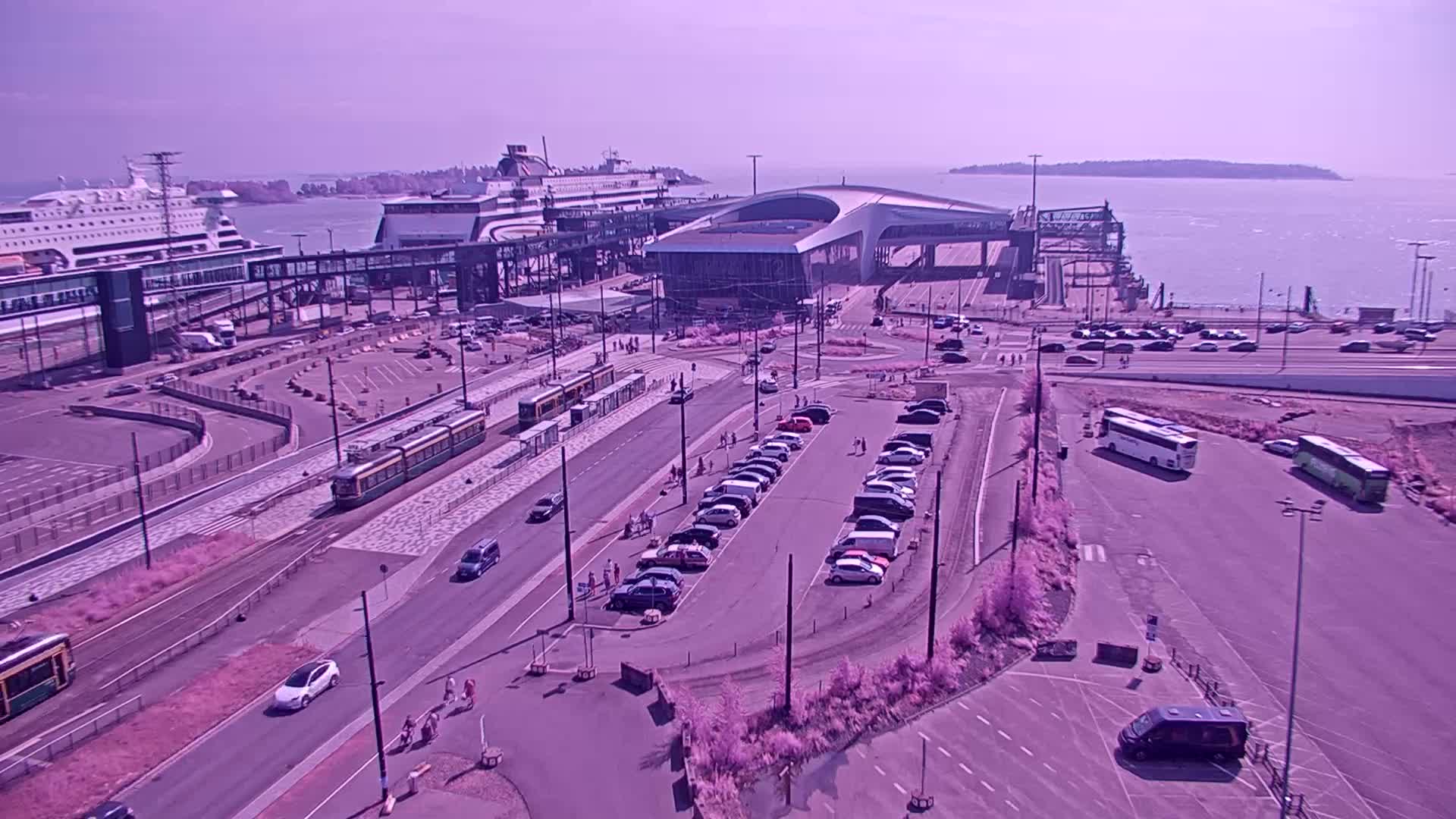 Port of Helsinki, West Harbour South View Live Cam - Hietalahti, Helsinki, Uusimaa, Finland