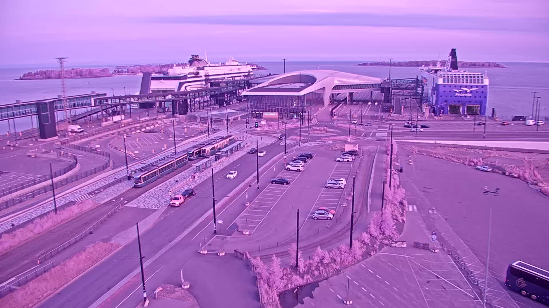 Port of Helsinki, West Harbour South View Live Cam - Hietalahti, Helsinki, Uusimaa, Finland