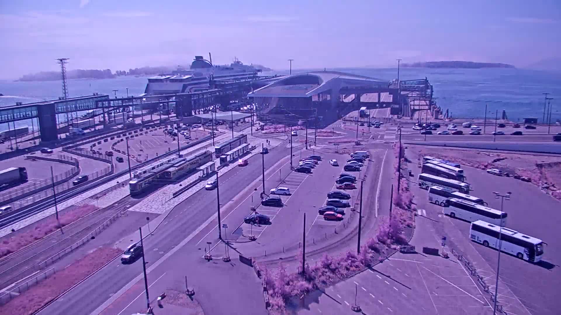 Port of Helsinki, West Harbour South View Live Cam - Hietalahti, Helsinki, Uusimaa, Finland