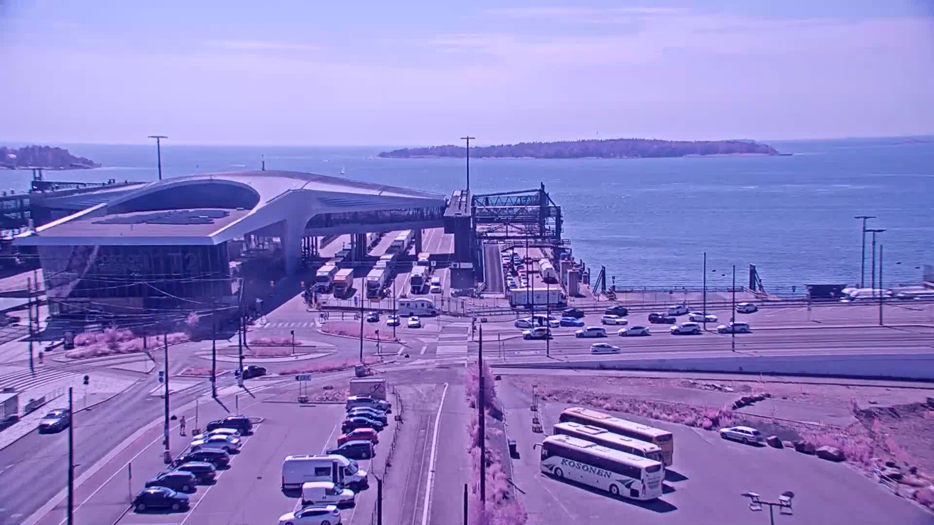 Port of Helsinki, West Harbour South View Live Cam - Hietalahti, Helsinki, Uusimaa, Finland
